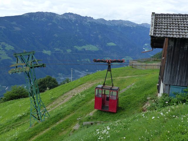 Alte Materialseilbahn am Giggelberg