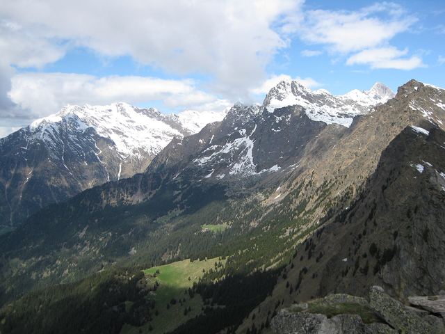 Texelgruppe mit Zielspitze, Gfallwand und Lodner