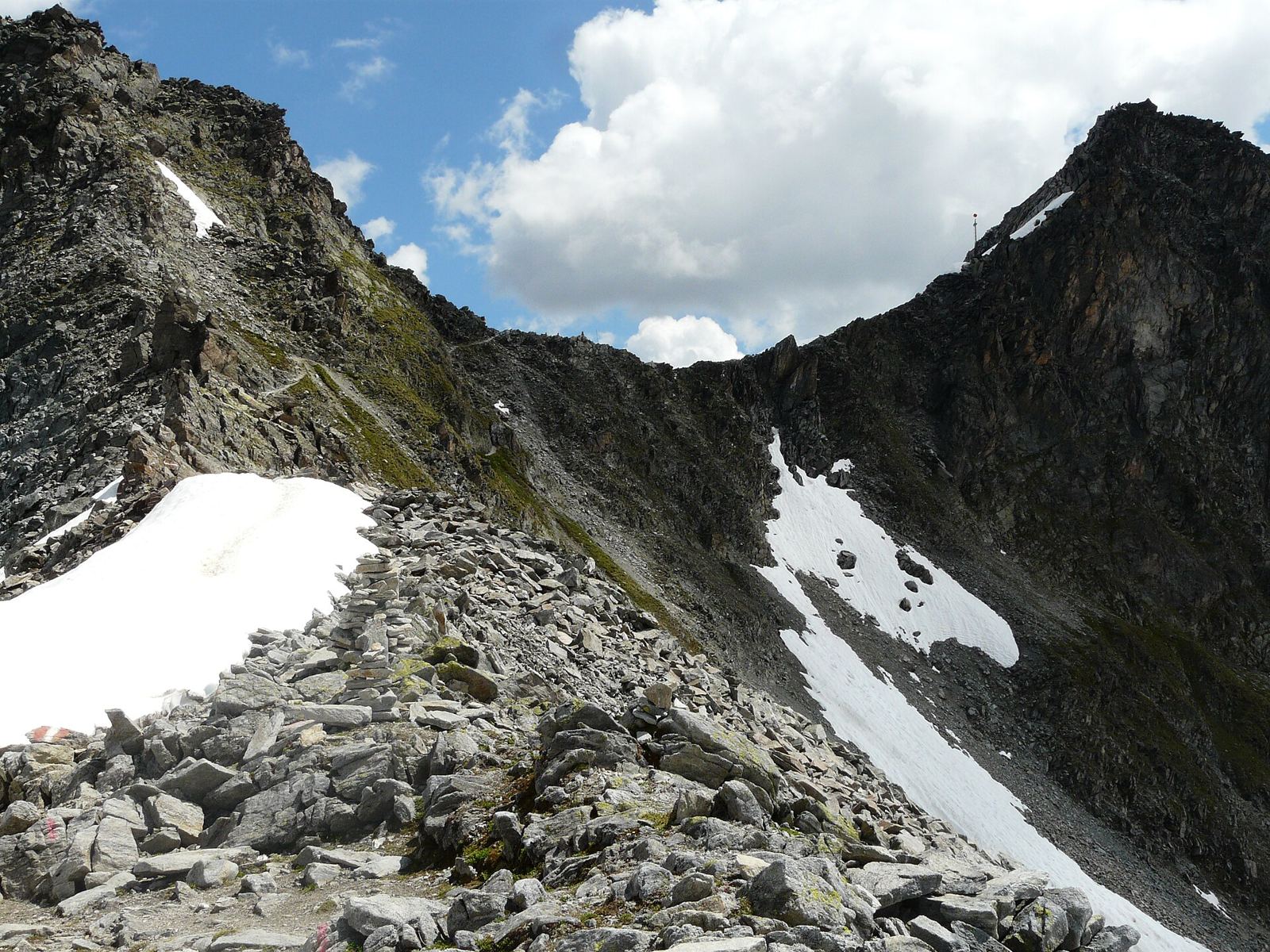 Das Pitztaler Jöchl von Westen