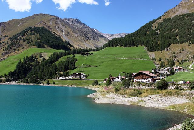 Vernagt-Stausee im Schnalstal