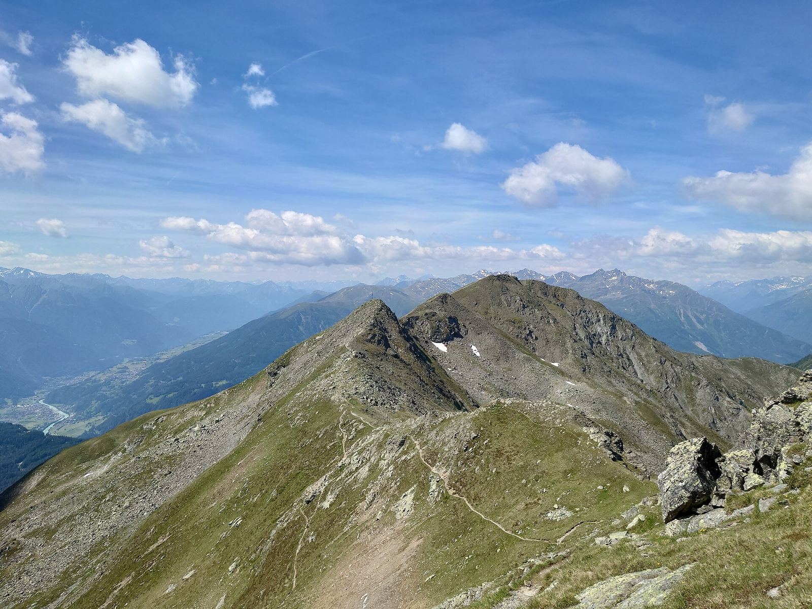Am Wannejöchl auf dem Venet-Grat